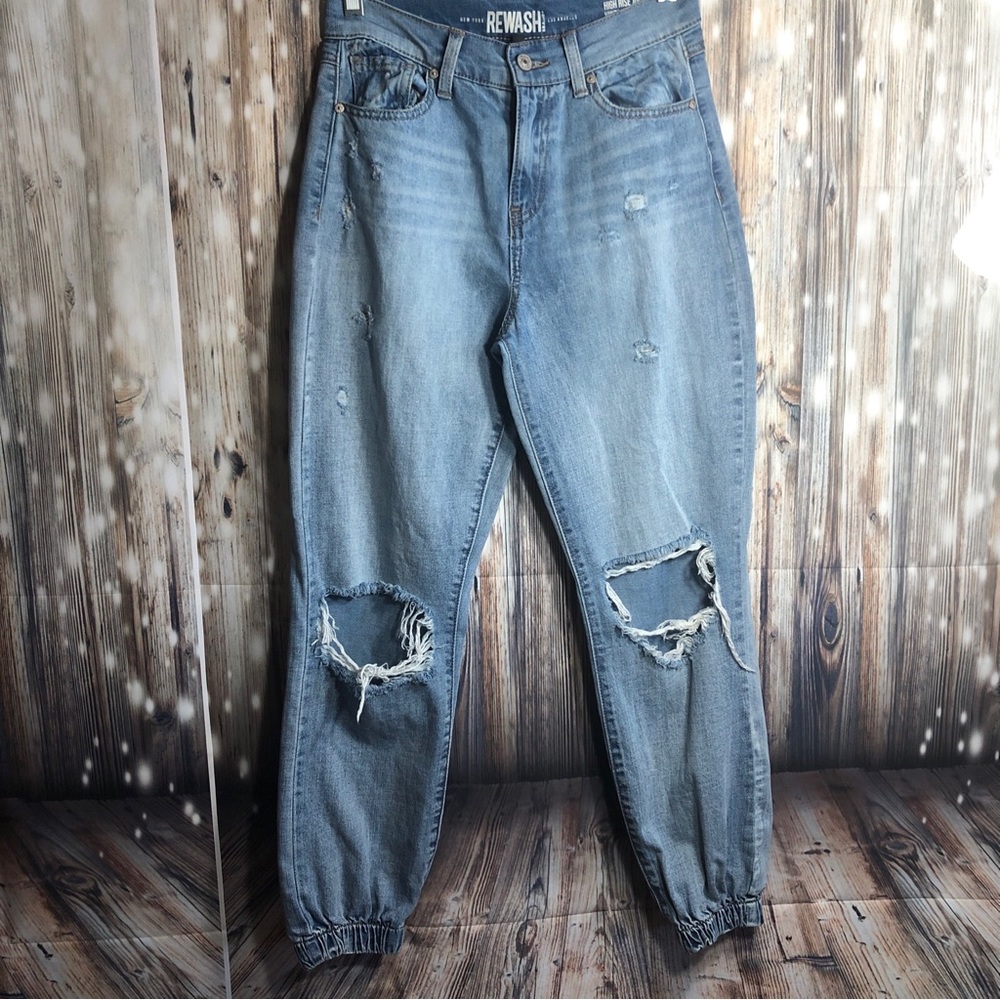 Rewash Brand New York Women's Hight Rise Jogger Jeans Size 1/25